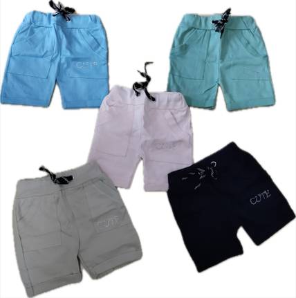 PRFAB Short For Girls Party Solid Pure Cotton