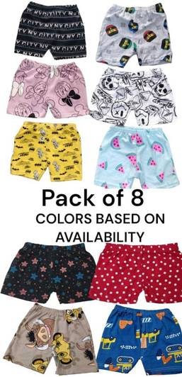 RFHub Short For Baby Boys & Baby Girls Casual Printed Pure Cotton