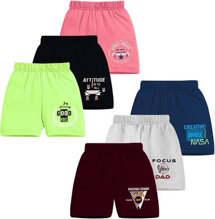 MIST N FOGG Short For Boys Casual Printed Pure Cotton