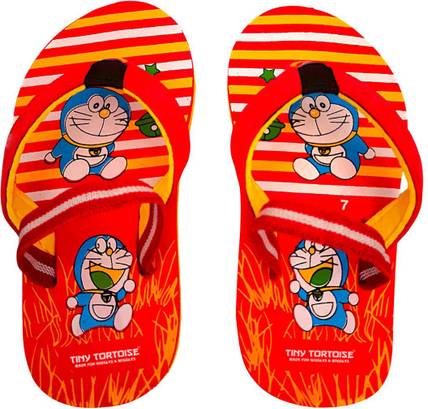 Tiny Tortoise Doraemon Girls Slip On Slipper Flip Flop