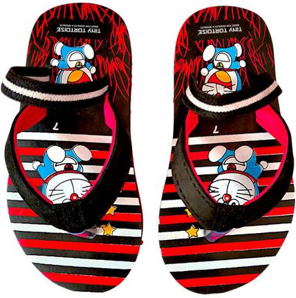 Tiny Tortoise Doraemon Girls Slip On Slipper Flip Flop