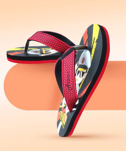 ARAVON Boys & Girls Slip On Slipper Flip Flop