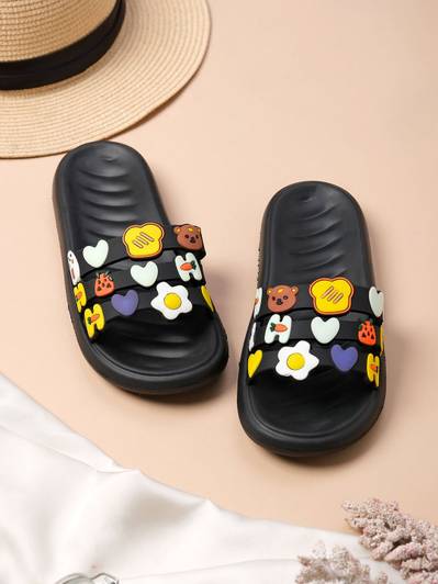 TRASE Girls Slip On Slipper Flip Flop
