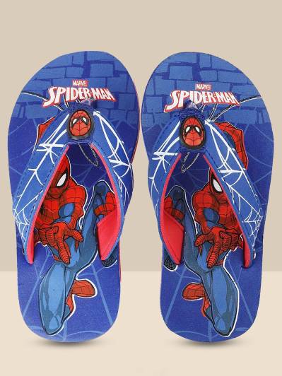 Spiderman By Kidsville Boys Slip On Slipper Flip Flop