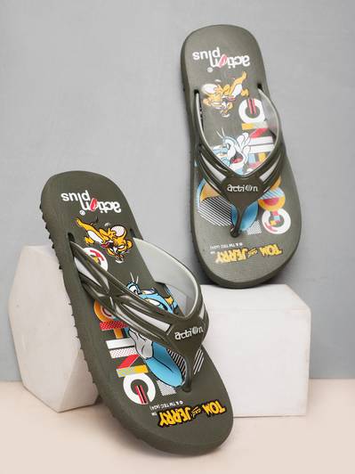 action Tom & Jerry Boys & Girls Slip On Slipper Flip Flop