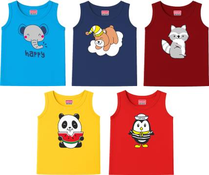 Toddylon Baby Boys & Baby Girls Printed Pure Cotton Regular T Shirt