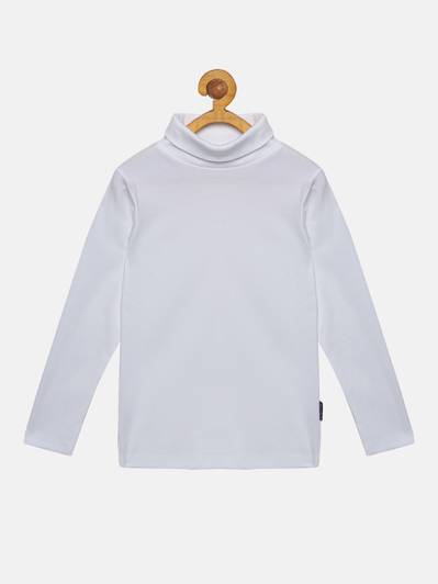 KiddoPanti Boys & Girls Solid Pure Cotton Regular T Shirt