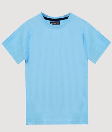 Dechado Boys Solid Pure Cotton Regular T Shirt