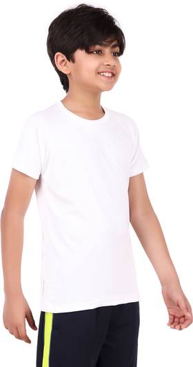 VECTOR X Boys Solid Polyester Regular T Shirt