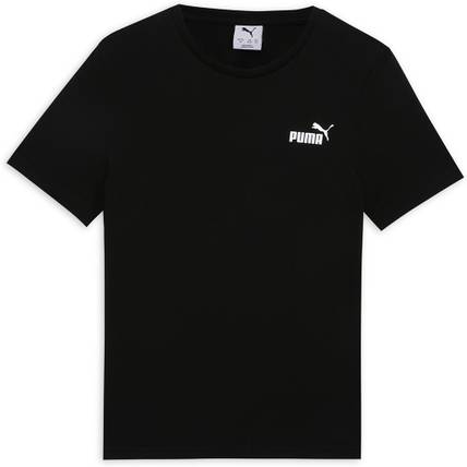 PUMA Boys Solid Cotton Blend Regular T Shirt
