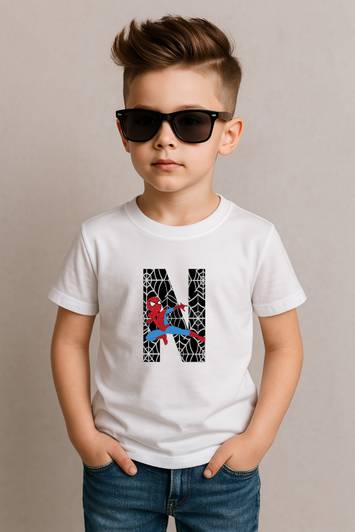 EFZ Boys Printed Polyester Regular T Shirt