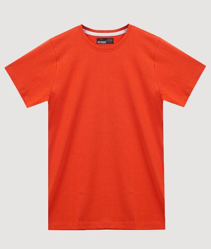 Dechado Boys Solid Pure Cotton Regular T Shirt
