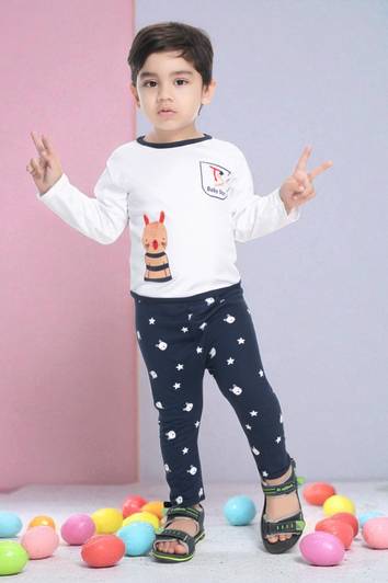 new gen Boys Printed Pure Cotton Regular T Shirt