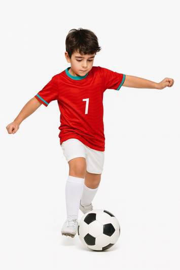 ponss Boys & Girls Printed Polyester Regular T Shirt