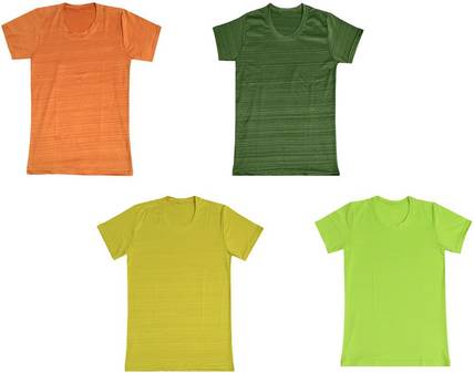 KAVYA Boys Self Design Polyester Regular T Shirt