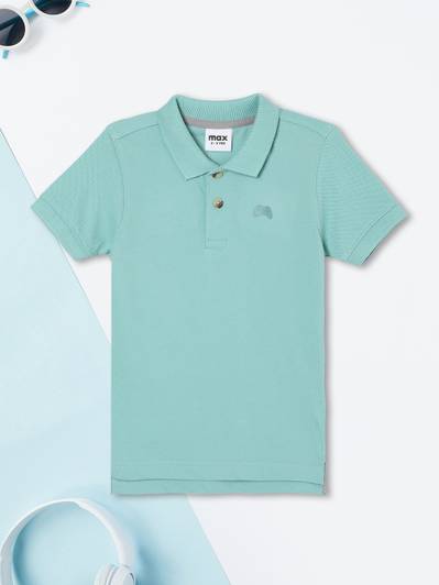 MAX Boys Printed Pure Cotton Regular T Shirt