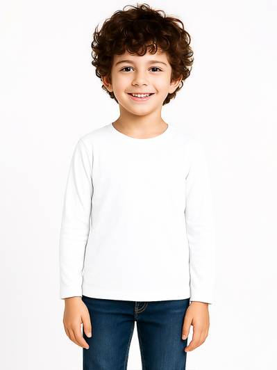 FRISKERS Boys Solid Pure Cotton Slim T Shirt