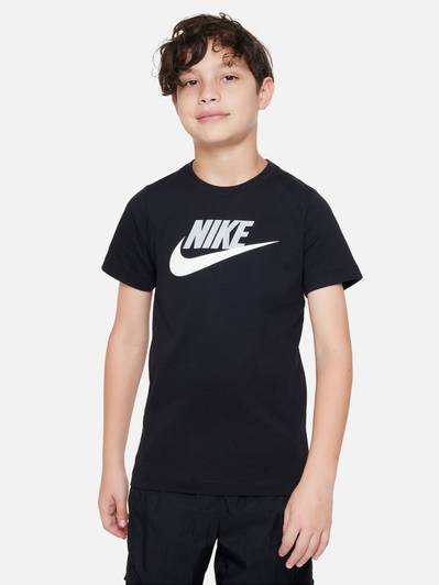 NIKE Boys Solid Pure Cotton Regular T Shirt