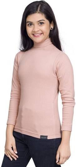 Sembian Boys & Girls Solid Cotton Blend Slim T Shirt