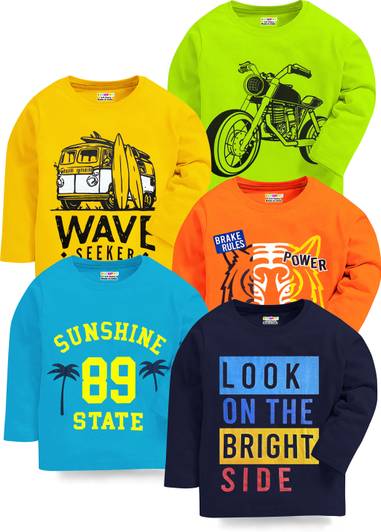 Kuchipoo Boys Printed Cotton Blend Regular T Shirt