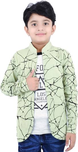 Jam & Sugar Boys Printed Pure Cotton Regular T Shirt