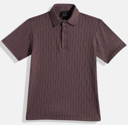 CAVIO Boys Self Design Cotton Blend Regular T Shirt
