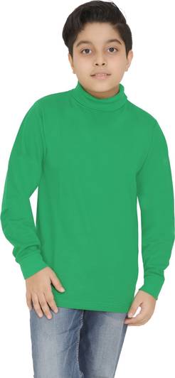 Carlos Boys Solid Polycotton Regular T Shirt