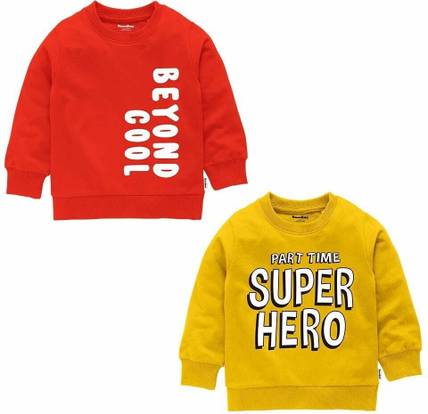 NammaBaby Boys Printed Cotton Blend Regular T Shirt