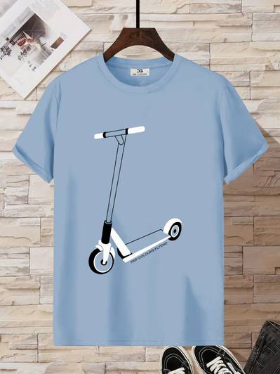 Trip colours Boys Solid, Printed, Graphic Print Cotton Blend Regular T Shirt
