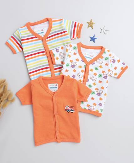 BUMZEE Baby Boys Graphic Print Pure Cotton Regular T Shirt