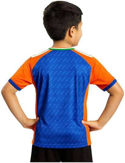 YUTU Boys & Girls Printed Polyester Regular T Shirt