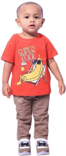 Kidzz Boys Solid Cotton Blend Regular T Shirt