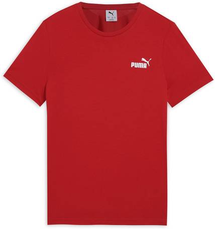 PUMA Boys Solid Cotton Blend Regular T Shirt