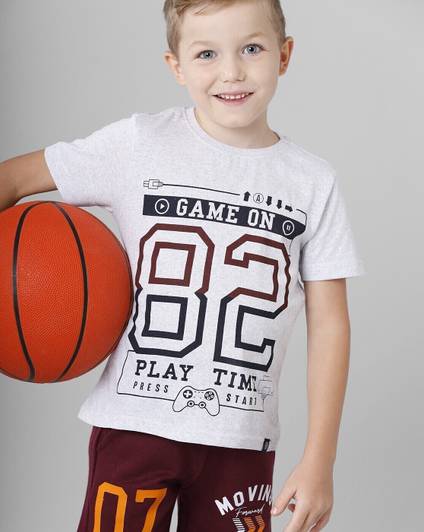 Codez Boys Printed Cotton Blend Regular T Shirt
