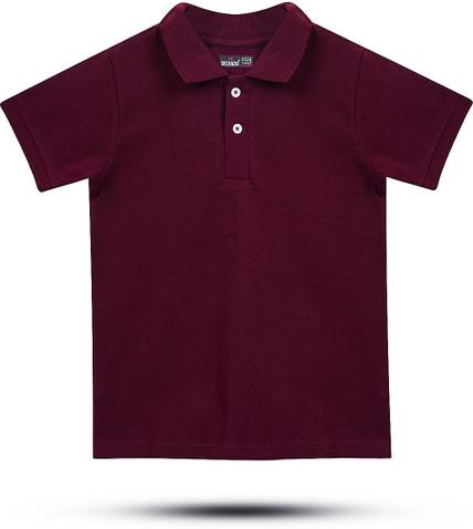 Dechado Boys Solid Pure Cotton Regular T Shirt
