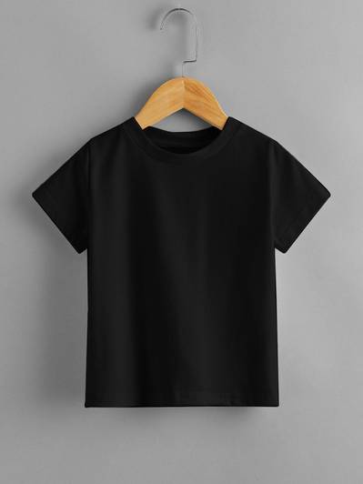 MGR Boys Solid Polyester Regular T Shirt