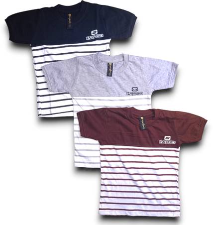 KidCorner Boys Graphic Print Pure Cotton Regular T Shirt