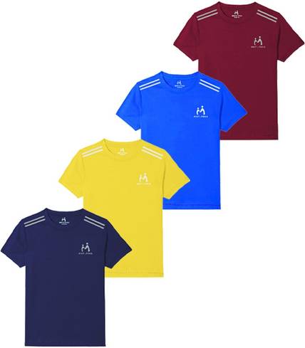 MIST N FOGG Boys & Girls Printed Polyester Regular T Shirt