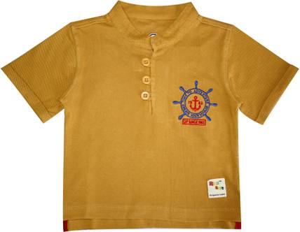 Diego Felipe Boys Printed Pure Cotton Regular T Shirt