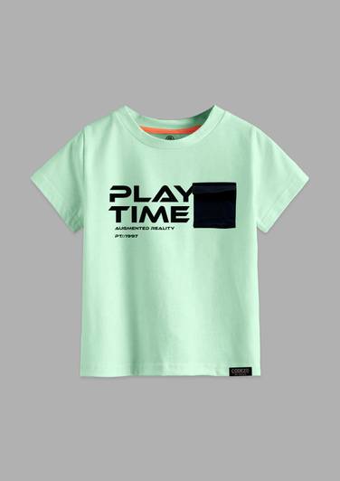 Codez Boys Self Design Cotton Blend Regular T Shirt