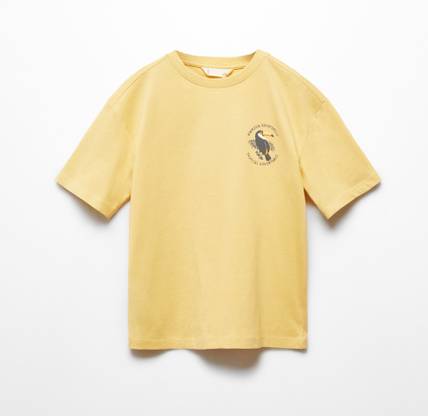 Alan Jones Boys Printed Cotton Blend Oversized T Shirt