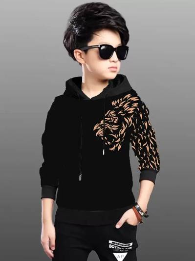 Quity Fashion Boys Solid Cotton Blend Regular T Shirt