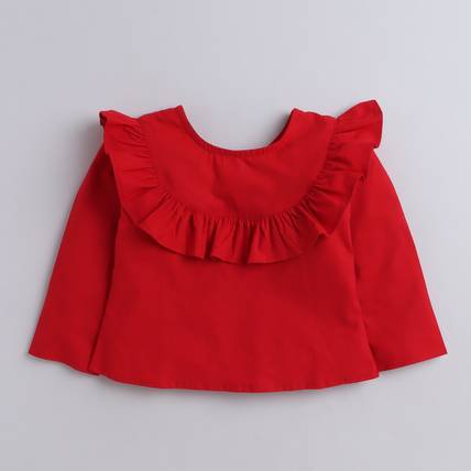 Aww Hunnie Girls Casual Cotton Blend Crop Top