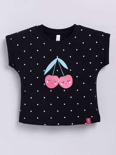 Ginie Girls Casual Cotton Blend A-line Top