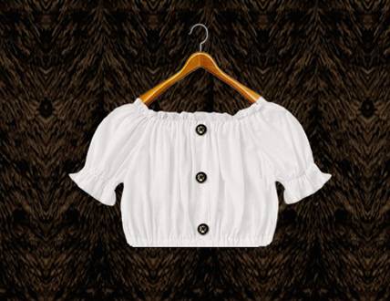 Jully Girls Casual Rayon Crop Top