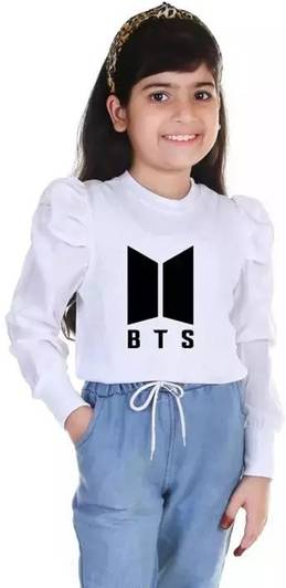 Big Hub Girls Casual Cotton Blend Top