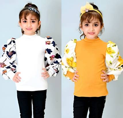 Viara Girls Party Cotton Blend Top