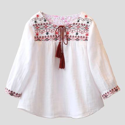 Wommaniya Impex Girls Casual Cotton Rayon Blend Top