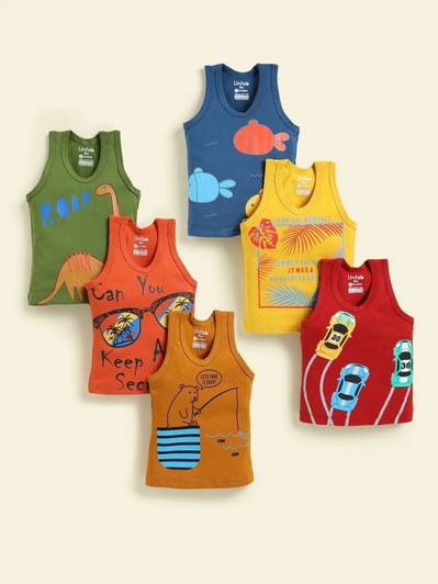 Unfab Vest For Baby Boys Cotton