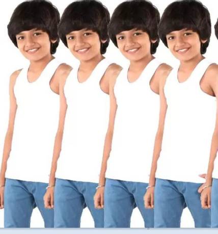 Rupa Jon Kids Vest For Boys Cotton